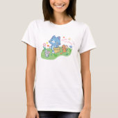 Anime Tom, Jerry en Tuffy Picnic T-shirt (Voorkant)