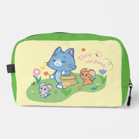 Anime Tom, Jerry en Tuffy Picnic Toilettasje (Voorkant)