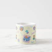 Anime Tom, Jerry, en Tuffy Playtime Pattern Espresso Kop (Voorkant)