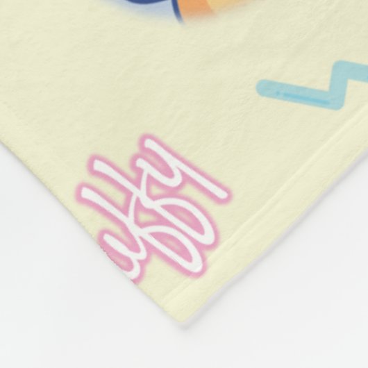 Anime Tom, Jerry, en Tuffy Playtime Pattern Fleece Deken (Hoek)