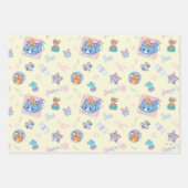 Anime Tom, Jerry, en Tuffy Playtime Pattern Inpakpapier Vel (Voorkant)