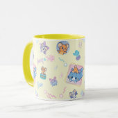 Anime Tom, Jerry, en Tuffy Playtime Pattern Mok (Voorkant links)