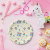 Anime Tom, Jerry, en Tuffy Playtime Pattern Papieren Bordje (Feest)