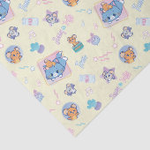 Anime Tom, Jerry, en Tuffy Playtime Pattern Tissuepapier (Detail)
