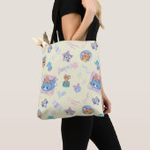 Anime Tom, Jerry, en Tuffy Playtime Pattern Tote Bag (Dichtbij)