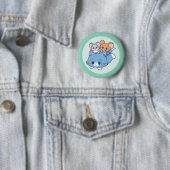 Anime Tom, Jerry en Tuffy Ronde Button 5,7 Cm (In situ)