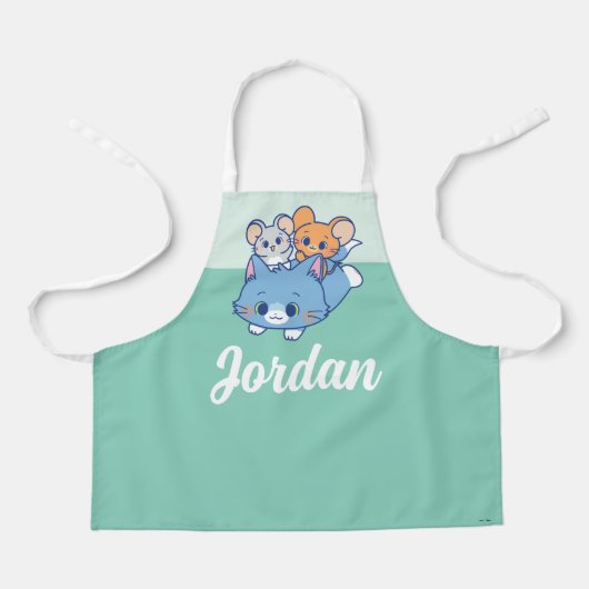 Anime Tom, Jerry en Tuffy Schort (Voorkant)