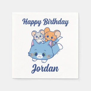 Anime Tom, Jerry en Tuffy Servet