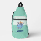Anime Tom, Jerry en Tuffy Sling Bag (Voorkant)