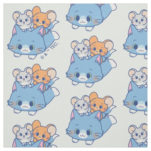 Anime Tom, Jerry en Tuffy Stof (Swatch)