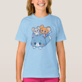 Anime Tom, Jerry en Tuffy T-shirt (Voorkant)