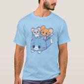Anime Tom, Jerry en Tuffy T-shirt (Voorkant)