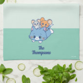 Anime Tom, Jerry en Tuffy Theedoek (Gevouwen)