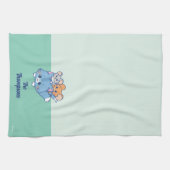 Anime Tom, Jerry en Tuffy Theedoek (Horizontaal)