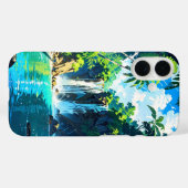 Anime Tropical Island Ontsnapping Case-Mate iPhone Case (Achterkant (horizontaal))