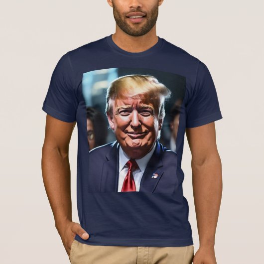 "Anime Trump: De lachende commandant T-shirt (Voorkant)