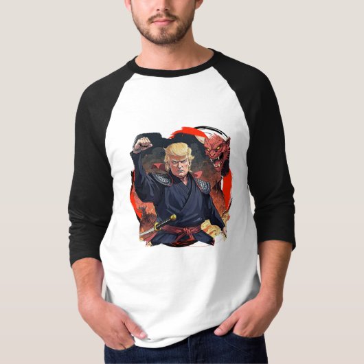 Anime Trump - Raised Fist T-shirt (Voorkant)