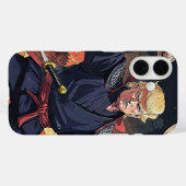 Anime Trump - vuist omhoog Case-Mate iPhone Case (Achterkant (horizontaal))