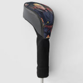 Anime Trump - vuist omhoog Golfheadcover (Schuin)