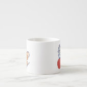 Anime Tuffy en Jerry Apple aan het rollen Espresso Kop (Voorkant)