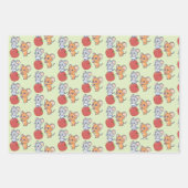 Anime Tuffy en Jerry Apple aan het rollen Inpakpapier Vel (Voorkant 2)
