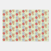 Anime Tuffy en Jerry Apple aan het rollen Inpakpapier Vel (Voorkant)