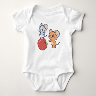 Anime Tuffy en Jerry Apple aan het rollen Romper