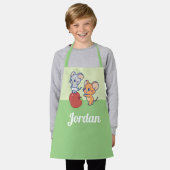 Anime Tuffy en Jerry Apple aan het rollen Schort (Gedragen)