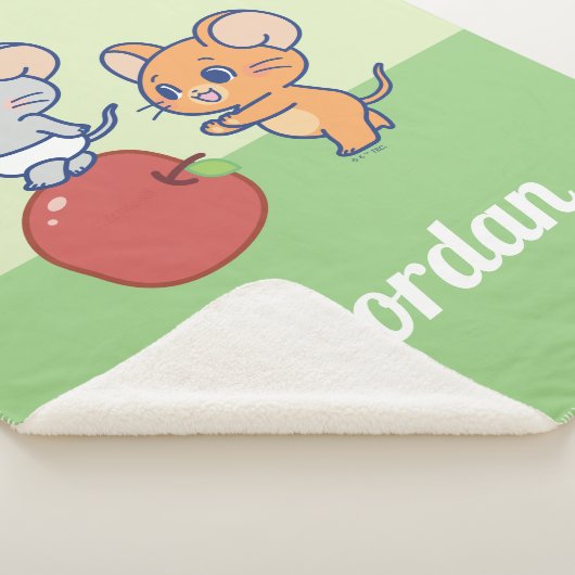 Anime Tuffy en Jerry Apple aan het rollen Sherpa Deken (3/4)