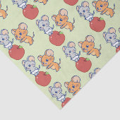 Anime Tuffy en Jerry Apple aan het rollen Tissuepapier (Detail)