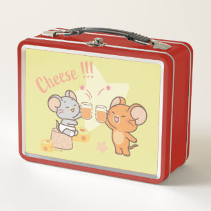 Anime Tuffy en Jerry Cheers voor kaas