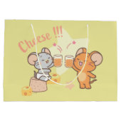 Anime Tuffy en Jerry Cheers voor kaas Groot Cadeauzakje (Achterkant)