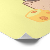 Anime Tuffy en Jerry Cheers voor kaas Poster (Hoek)