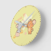 Anime Tuffy en Jerry Cheers voor kaas Ronde Klok (Hoek)