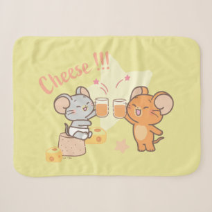 Anime Tuffy en Jerry Cheers voor kaas Sherpa Deken