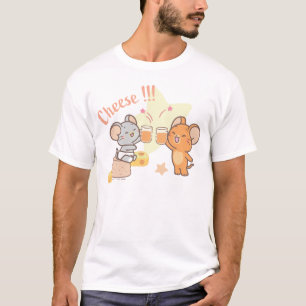 Anime Tuffy en Jerry Cheers voor kaas T-shirt