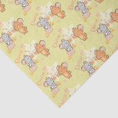 Anime Tuffy en Jerry Cheers voor kaas Tissuepapier (Detail)