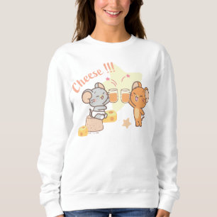 Anime Tuffy en Jerry Cheers voor kaas Trui