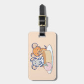 Anime Tuffy en Jerry Cheesecake Bagagelabel (Voorkant verticaal)