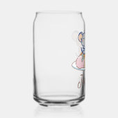 Anime Tuffy en Jerry Cheesecake Blikvorm Glas (Rechts)