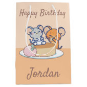 Anime Tuffy en Jerry Cheesecake Medium Cadeauzakje (Voorkant)