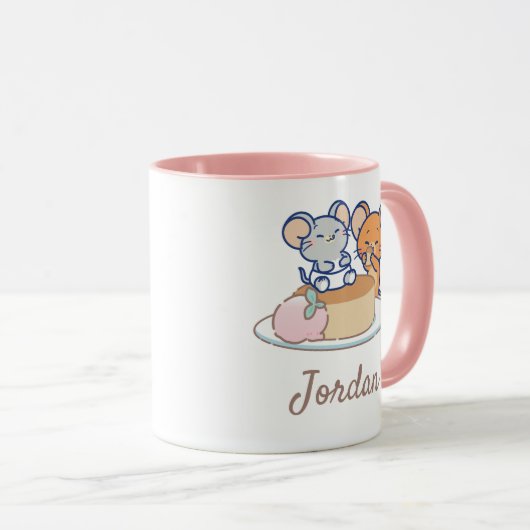 Anime Tuffy en Jerry Cheesecake Mok (Voorkant rechts)