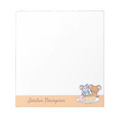 Anime Tuffy en Jerry Cheesecake Notitieblok (Voorkant)