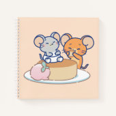 Anime Tuffy en Jerry Cheesecake Notitieboek (Voorkant)