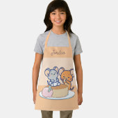 Anime Tuffy en Jerry Cheesecake Schort (Insitu)