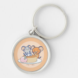 Anime Tuffy en Jerry Cheesecake Sleutelhanger