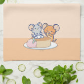 Anime Tuffy en Jerry Cheesecake Theedoek (Gevouwen)