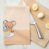 Anime Tuffy en Jerry Cheesecake Theedoek (Quarter Fold)