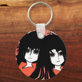 Anime Twins Sleutelhanger (Voorkant)