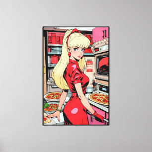 Anime uitgerekt canvas afdrukken